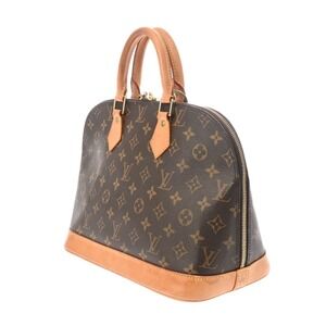 Louis Vuitton Alma Brown Canvas Monogram Handbag
